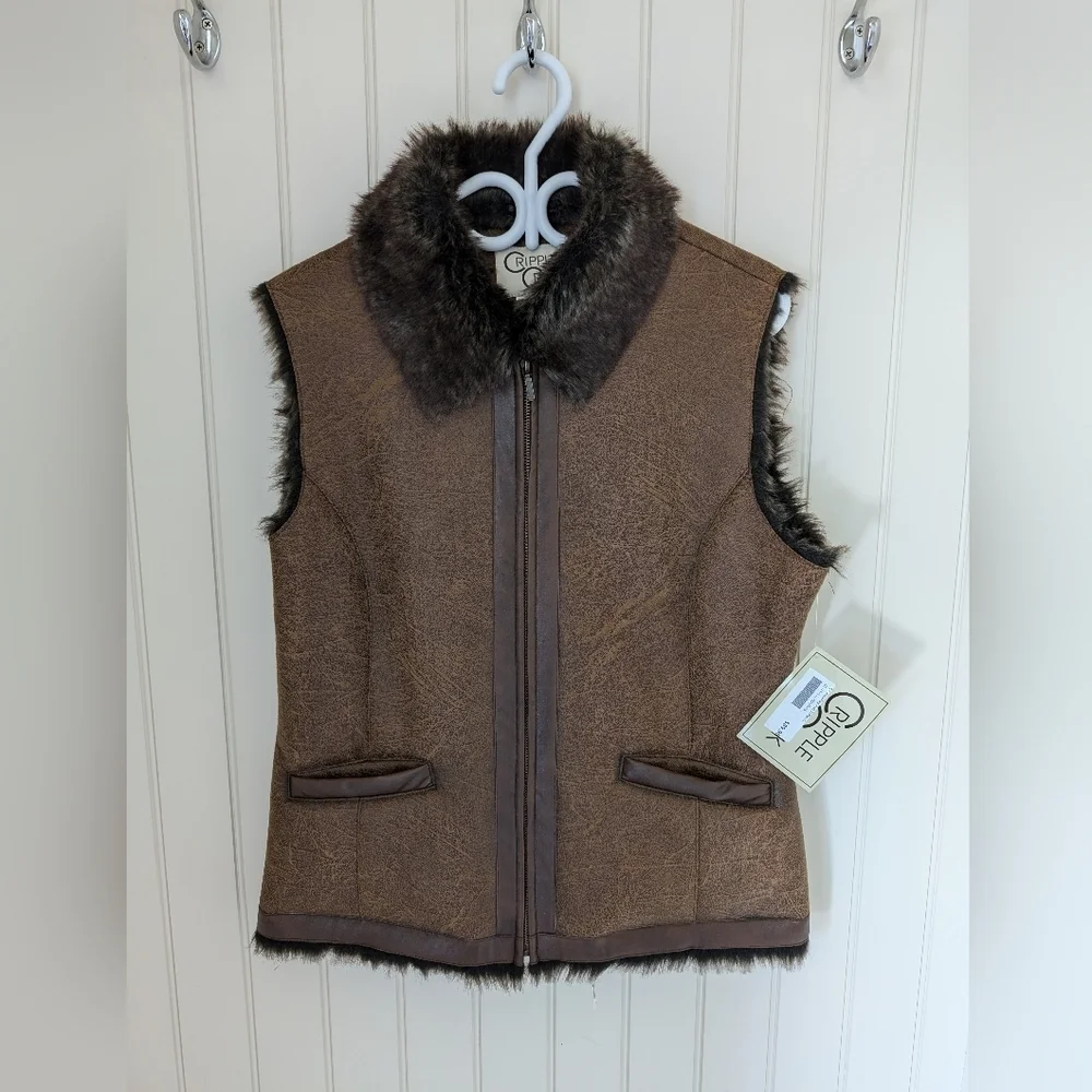 Cripple Creek faux fur vest - Picture 1 of 7